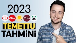 2023 Temettü Tahminleri Ereğli Tüpraş EnerjiSa Tofaş ve Aksa Temettü Beklentileri [upl. by Seugram727]