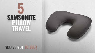 Top 10 Samsonite Pillow Travel 2018 Samsonite Luggage Magic 2 in 1 Pillow Charcoal 11 Inch [upl. by Brosine760]