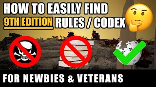 How to get free Warhammer 40k rules for newbies and Veterans 2022 BEST GUIDE [upl. by Ahron]