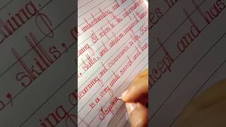 English very neat and clean handwriting practice  Amazing handwriting in english calligraphy art [upl. by Antone]