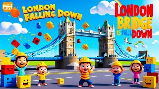 London Bridge Is Falling Down Nursery Rhymes by KidssVentures [upl. by Lorrad]