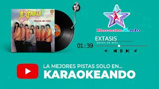 KARAOKEANDO  Éxtasis  Besos de miel Karaoke [upl. by Eseerehc]