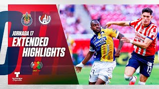 Chivas vs Atl San Luis ESP  Highlights Chivas  Liga MX Jornada 17  Telemundo Deportes [upl. by Ahsahs]