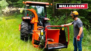 Experience the Power of the Wallenstein BX52R Wood Chipper [upl. by Carn256]