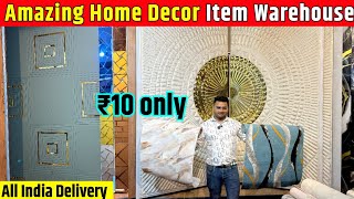 मात्र ₹10 से  Cheapest Wallpaper Louver Tiles Sheet Panels in Delhi  Wholesale Home Decor Item [upl. by Watts956]