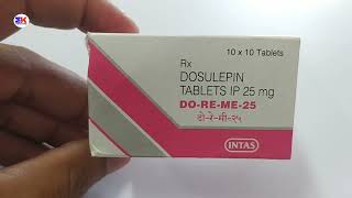 Do Re Me 25 Tablet  Dosulepin Tablet  DoReME25mg Tablet Uses Benefits Dosage Review in Hindi [upl. by Nevak]