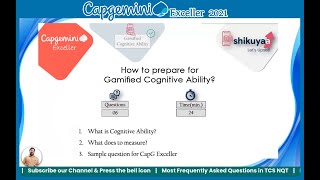 Capgemini Exceller Gamified Cognitive Ability test  How to prepare for Gamified Cognitive Ability [upl. by Holub]