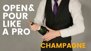 Opening and Pouring Champagne [upl. by Akiehs]