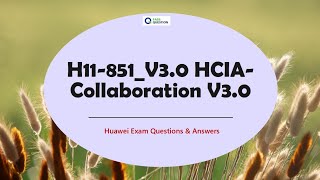 H11851V30 HCIACollaboration V30 Exam Questions [upl. by Salohcin]