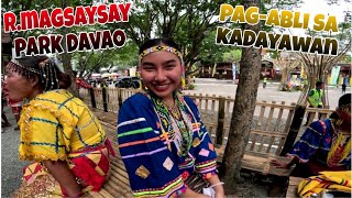 LATEST UPDATE RMAGSAYSAY PARK DAVAOPAGABLI SA KADAYAWAN 2023 [upl. by Yemane]