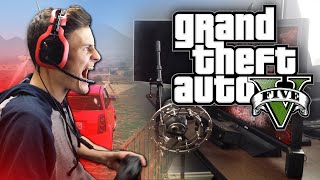 GREATEST RACE on GTA 5 GTA 5 Funny Moments  DALLMYD [upl. by Enella419]