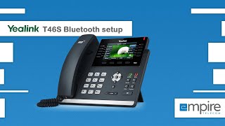 How to use Bluetooth on the Yealink T46S setup [upl. by Trebled301]