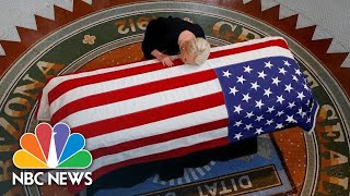 Senator John McCain’s Family Grieves As He Lies In State At Arizona Capitol  NBC News [upl. by Davey]