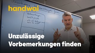 Unwirksame Vorbemerkungen in Ausschreibungen Suchen und Finden mit handwai durch VOBAAnalyse [upl. by Arica]