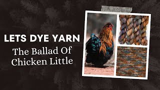 Hand Dyeing Yarn  The Ballad of Chicken Little [upl. by Egiap]