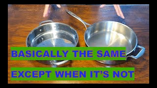 Saute Pan vs Rondeau What is the Difference and How to Decide [upl. by Arikahc458]