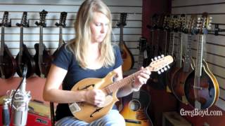 Rachel Penner plays Liberty on a Blues Hardware B Mandolin [upl. by Otiragram620]