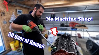 Can I turn my BLOWN 350 into a 383 Stroker Cheap DIY junkyard Build [upl. by Irim]