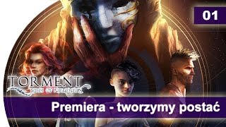 Torment Tides of Numenera pl  Premiera tworzymy postać  01 [upl. by Dazraf]