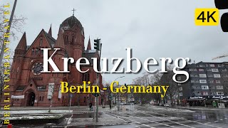 Kreuzberg 🇩🇪 Berlin  Wallking Tour 4K [upl. by Toland450]