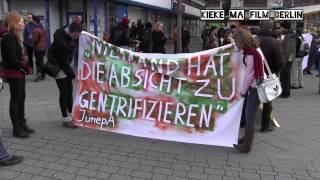 BerlinKreuzberg Lärmdemo gegen steigende Mieten 22022014 [upl. by Nosnarb]