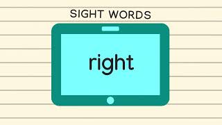 2nd grade sight words  Dolch Words Video [upl. by Renaud]