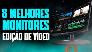 8 MELHORES MONITORES PARA EDIÇÃO DE VÍDEO 2024 [upl. by Garrick769]