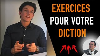 EXERCICES DE DICTION POUR AMÉLIORER SA DICTION FACILEMENT [upl. by Vanya586]