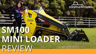 Wacker Neuson SM100 mini loader 2023 review [upl. by Wootan]