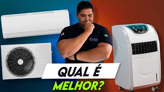 O que é MELHOR Ar condicionado FIXO ou PORTÁTIL [upl. by Neenaj]