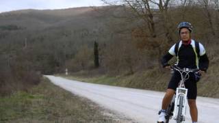 Bike riding on the old roads of Chianti Italy  Ilocano song [upl. by Trovillion]