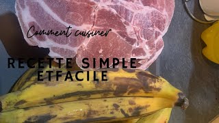 recette banane plantain rapide et facile pour diner [upl. by Georgiana]