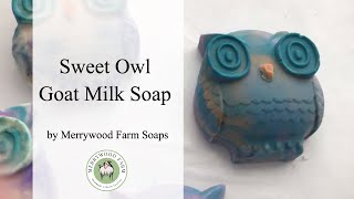 Sweet Owl  Making and Unmolding Cold Process Soap  Merrywood Farm Soaps [upl. by Nnylkoorb]