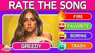 RATE THE SONG 🎵  20232024 TikTok Hits Tier List 🔥  Music Quiz [upl. by Eindys]