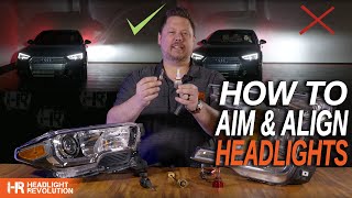 How to Aim and Align Your Headlights [upl. by Otte]