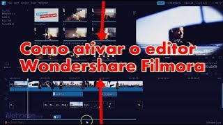 Como Ativar o Wondershare Filmora 20182019atualizado [upl. by Pax446]