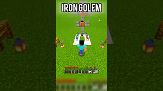 We miss you iron golem 🥺🙁viral shortest Minecraft [upl. by Daisy]