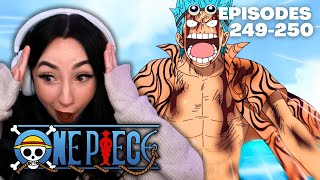 FRANKYS SACRIFICE 😭  One Piece Episode 249 amp 250 Reaction [upl. by Hoye890]