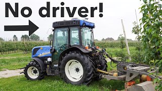 Driverless tractor Autonomous in action Drive along in this minimovie with GoTrack system [upl. by Souza]