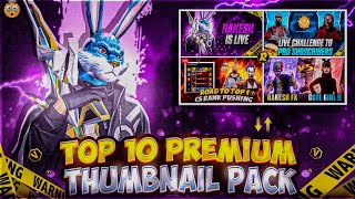 🟣 PLP FREE FIRE TOP 10 THUMBNAIL PACK  THUMBNAIL PLP FILE 🟣 freefire naviyafx thumbnail ff [upl. by Anahcar]