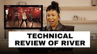 Pt2 Reacting to viral choreography quotRiverquot Tutorial available now [upl. by Arries]