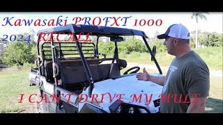 2024 Kawasaki Mule RECALL and Review [upl. by Capp]