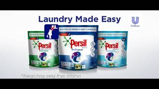 Persil 3 in 1 Laundry Capsules  Laundry Made Easy [upl. by Enelime]