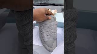 Unboxing 1000 Lanvin Curb sneakers unboxing lavin luxuryshoes [upl. by Artenek]