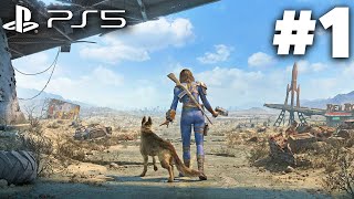 FALLOUT 4 PS5 Gameplay Walkthrough Part 1  BIG NEW UPDATE [upl. by Enived]