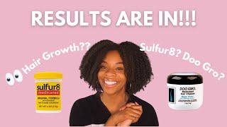 Natural Hair Growth RESULTS Sulfur8 amp Doo Gro [upl. by Hunfredo]