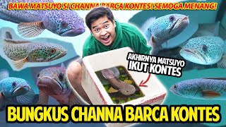 BUNGKUS CHANNA BARCA BUAT IKUT KONTES AKHIRNYA MATSUYO IKUTAN KONTES SEMOGA BARCA AKU BISA MENANG [upl. by Lehplar98]