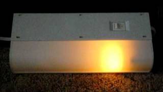 GE 13watt PL preheat fluorescent under cabinet light [upl. by Nepets]