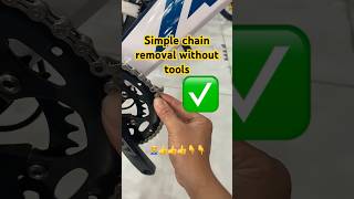 Tips and tricks to remove a stuck MTB chain without tools mẹo  công cụ xe đạp xe đạp leo núi [upl. by Elizabet]