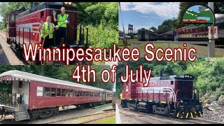 4th of July on the Winnipesaukee Scenic Railroad Scenic Railroad 2024 [upl. by Lemuela]